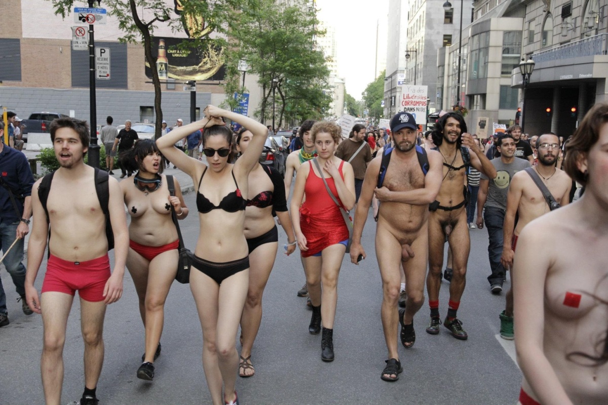 Nude-in-Public: Protesting Naked during the 2012 Student Strike.